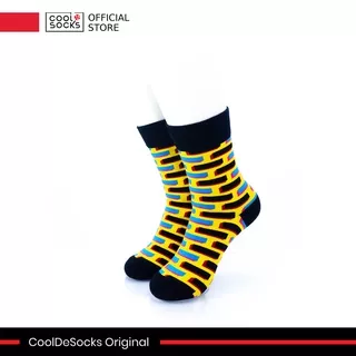 Kaos Kaki CoolDeSocks Original | Neon Brick Wall