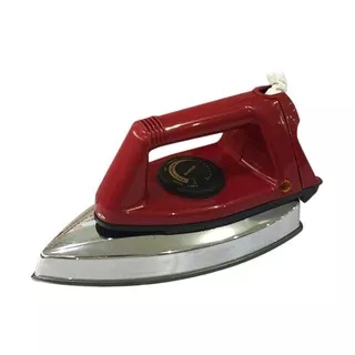 Maspion HA125 Setrika Merah 350 Watt Dry Iron Anti Lengket HA-125