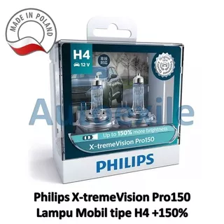 Philips X-tremeVision Pro150 H4 Xtreme Vision Gen2 150% Kuning Lampu Mobil APV Avanza Agya Ayla Brio