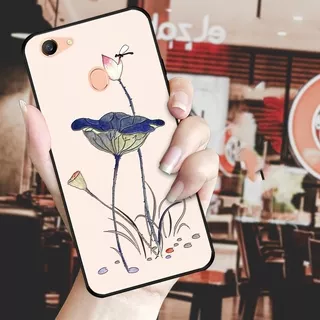 Casing TPU iPhone SE 2020 6 6S 7 8 Plus 12 mini 11 Pro X XS XR Max Elegant lotus Plum blossom Protect the phone case
