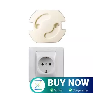 Safety Socket Plug Listrik EU Spring Style - ZC6001 - White