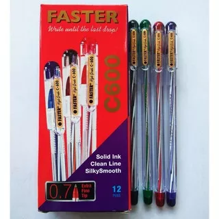 PULPEN FASTER C600 - 1 PACK ISI 12 PULPEN