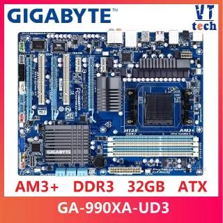 GIGABYTE GA-990XA-UD3 Desktop Motherboard AMD 990X Socket AM3+ DDR3 32G ATX Original Used Mainboard