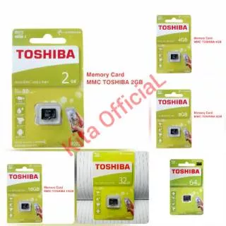 Micro SD Toshiba  - Kartu Memory Card - MicroSD Toshiba - MMC