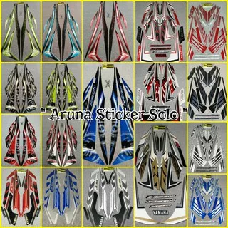 (Bayar Ditempat) Sticker Striping Yamaha Xeon RC 125 Xeon GT Th .2010-2011-2012-2013-2014-2015-2016