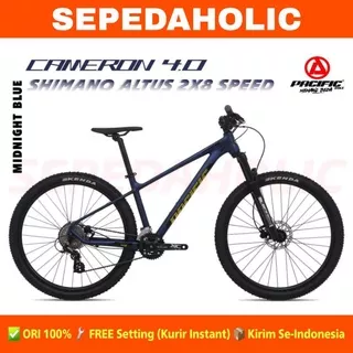 Sepeda Gunung 27.5 Inch MTB PACIFIC CAMERON 4.0 Alloy Shimano 2x8 Speed Rem Hidrolik Garansi Resmi 5 Tahun
