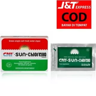 Sun chlorella CNI 150 & (300 tablet A impor jepang) untuk regenerasi sel