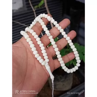 tasbih tulang unta tasbih tulang 7 mm isi 99