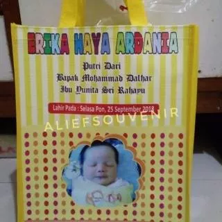 Tas ulang tahun anak/tas aqiqah anak/tas souvenir ulang tahun