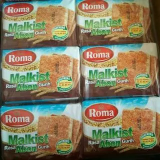 Biskuit Roma Malkist Abon Crackers Cream Crackers Krim Cokelat Krim Keju