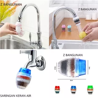 FILTER AIR/WATER PURIFIER PEMURNI /Saringan Kran Air Filter Keran Penjernih Air Menghilangkan Bau Water Purifier Faucet Filter Pembersih Awet Saringan Filter Air kran Water Aquarium Bak Kamar Mandi Saringan Filter Kran Keran Air Water Filter Purifier