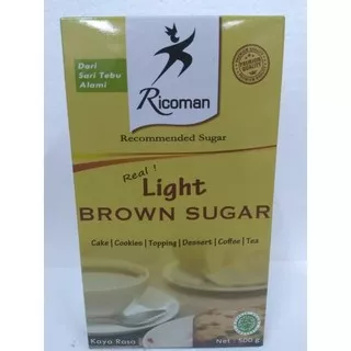 Ricoman Light Brown Sugar 500gr