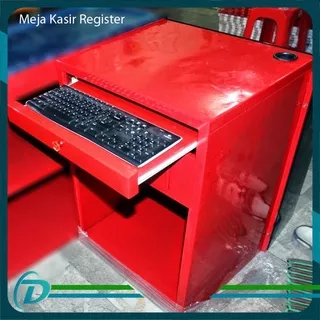 Meja Kasir Register Polos - Meja Komputer Kasir - Meja Kasir Minimarket