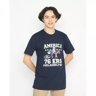 Erigo T-Shirt America Authentic Navy