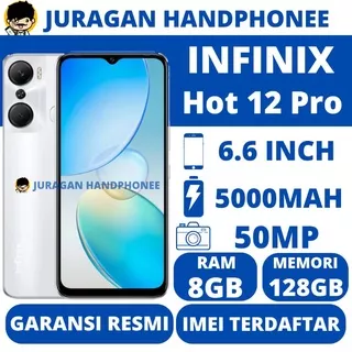 Infinix Hot 12 Pro NFC Ram 8GB Internal 128GB 8/128 Garansi Resmi