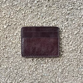 NM Leather Card Holder - Tempat Kartu Kulit Sapi Asli