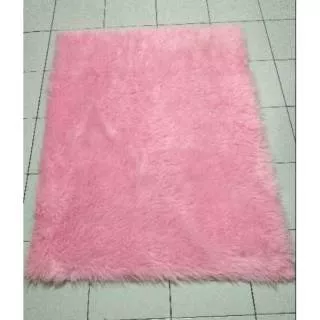 Kain Karpet Bulu Korea Import Panjang Alas Foto Cover Sofa Taplak Meja Kulkas Dekorasi Custom Ukuran
