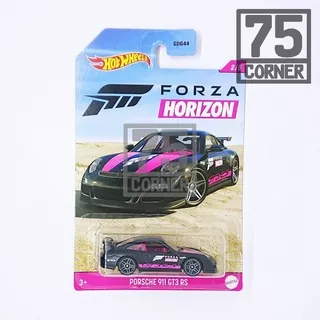 [ 75 Corner ] Hot Wheels Forza Horizon Porsche 911 GT3 RS Mattel Diecast Xbox Black Doff Matte Pink Magenta Motorsport Racing Race SRT Viper GTS R Dodge 2019 Mercedes Benz A Class Mercy Corvette C7R Chevrolet Chevy Renault Sport RS01 Mainan Anak Miniatur