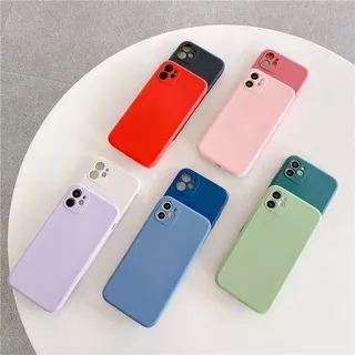 OPPO F9 F11 F19 F17 Pro A71 A73 A93 A94 A52 A72 A92 A31 2020 A73 5G Macaron Candy Color Soft Silicone Matte Camera Lens Protection HP Case