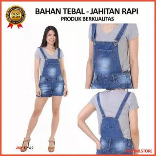 CELANA PENDEK JEANS MONYET WANITA CEWEK KEREN P2Q8 BAGUS PANJANG BOY FRIEND GROSIR MURAH KEKINIAN HI