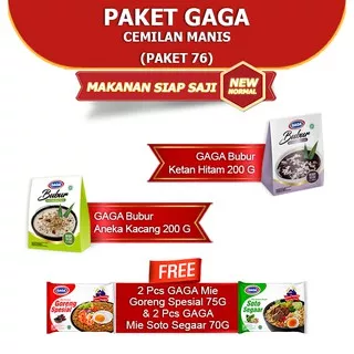 GAGA  Paket Bubur Ketan Hitam dan Aneka Kacang (GG76)