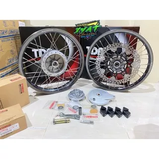 pelk tdr 160/185 set tromol rxking original set tromol dtraker velg tdr racing