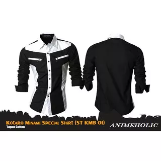 Kemeja Anime Kamen Rider Black RX Kotaro Minami Shirt (ST KMB 01)