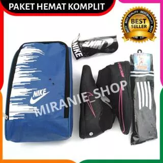 Sepatu Futsal Nike Mercurial Paket Hemat Sepatu, Tas, Kaos kaki, deker ukuran 38 39 40 41 42 43 44