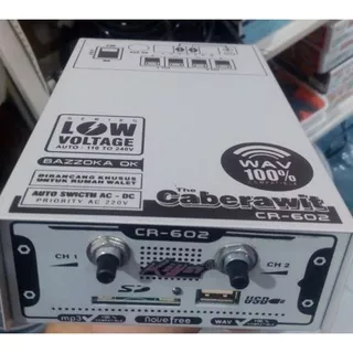 ampli kiya cr 602, ampli walet cabe rawit