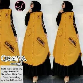 SET CADY/108-PB140cm/RECOMENDED OVERALL JEANS QUENA CHANNEL ORI 100%.