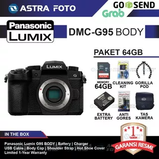 Panasonic Lumix G95 Body Only 4K Free Extra Battery / Lumix DC-G95 - Garansi Resmi