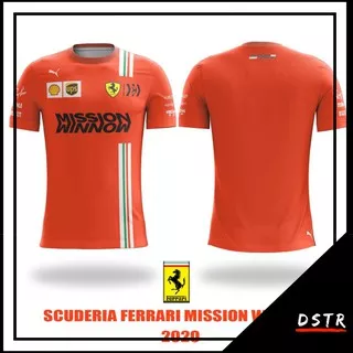 Kaos Baju Jersey F1 Formula One Scuderia Ferrari 2020 Full Print