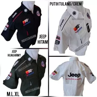 COD/kemeja Jeep/bordir/otomotif/mekanik/motor/racing team MotoGP