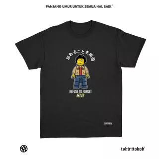 Tshirttokoh - Kaos Tokoh Wiji Thukul - Wiji Lego