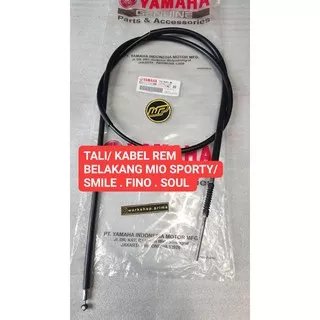 KABEL/ TALI REM BELAKANG MIO SPORTY- SMILE- FINO- SOUL- ORIGINAL ASLI YAMAHA