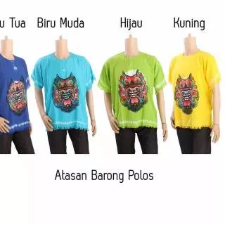 KAOS BALI BARONG PANTAI DEWASA MURAH