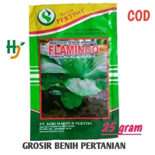 Benih sawi sendok FLAMINGO F1 25 gram sawi daging pakcoy hibrida dari benih pertiwi