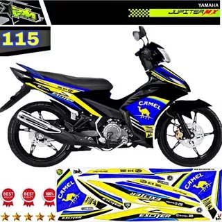 Decal Sticker Striping Variasi Jupiter Mx 135 New 2011-2016 - Jupiter Mx 135 New 5Speed - Jupiter Mx 2011 Keatas - NJMX | CAMEL - MOTO GP | Yamaha Spark 135/Yamaha Exciter R 135/Yamaha LC 135/Yamaha Sniper 135/Yamaha Caption X 135 ¹¹?