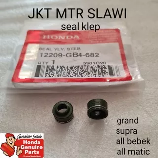 Seal klep vario 150 led asli honda harga 1 set isi 2 pcs 12209 GB4 682