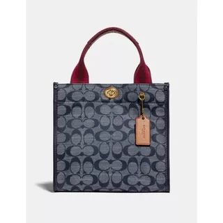 COACH 3663 TOTE 22 IN SIGNATURE CHAMBRAY -ORIGINAL100%