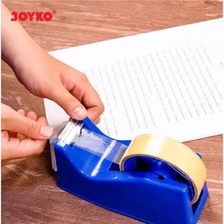 Tape Dispenser Joyko TD-103 Pemotong Tempat Lakban Isolasi Lem Lakban Besar Kecil Dual Core Bagus