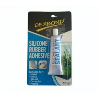 Dexbond Lem Silicone Sealant 30 gram - Lem Kaca Sealant Aquarium Clear Bening Transparan Aquarium