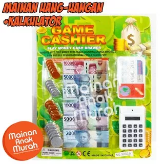 Game Cashier Set Mainan Kasir Uang Uangan Anak Dengan Kalkulator