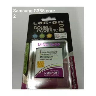 BATRE BATERAI SAMSUNG CORE 2 - i8530 i8552 i8580 - G355H - LOG ON DOUBLE POWER BATRE