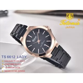 JAM TANGAN TETONIS TS 6612 DATE SHAPIRE ORIGINAL ANTI AIR ( ADA 4 WARNA)