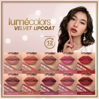 [5% OFF] Lumecolors Velvet Lipcoat Kissproof lipstik 10 Varians