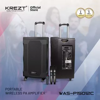 PORTABLE WIRELESS PA AMPLIFIER KREZT WAS-P15012C | PORTABLE SPEAKER