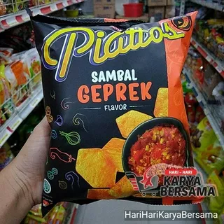 PIATTOS SAMBAL GEPREK FLAVOR SNACK 78GR