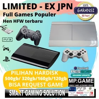 PS3 Super Slim Superslim Ex Jepang Preloved harddisk hdd 500gb 320gb 160gb Limited