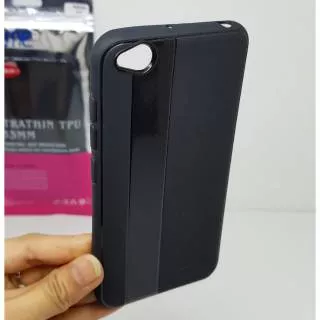 UME ENIGMA Series Redmi Go 5.0 Soft Case Xiaomi Redmi Go Black Fiber Carbon Slim Design ANTI MELAR